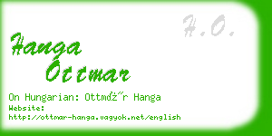 hanga ottmar business card